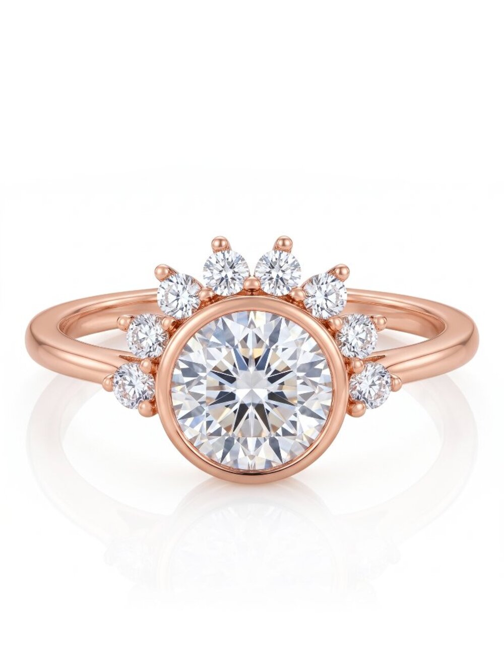 Rose Gold ring, 18k Rosegold finish From the Charmed Aroma